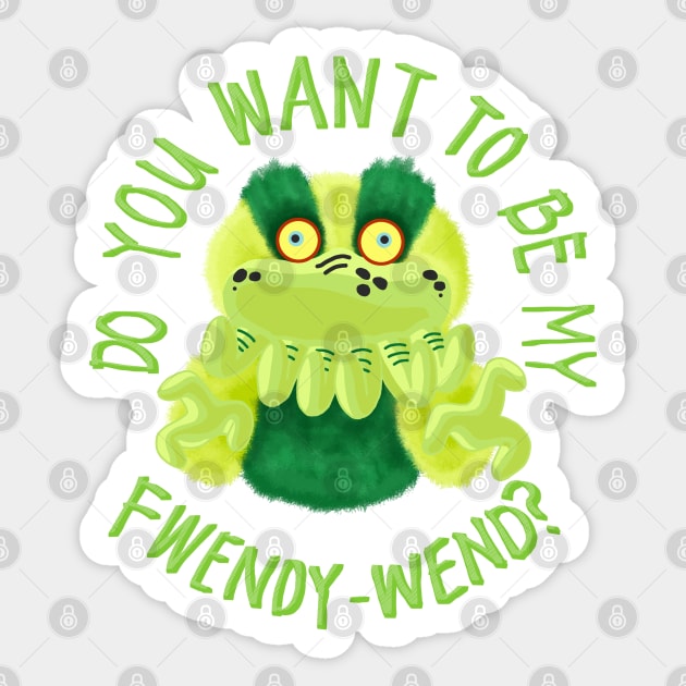 STARKID | BLACK FRIDAY WIGGLY FWENDY-WEND Sticker by ulricartistic